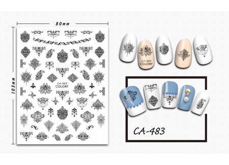 3D Nail Stickers - CA-483